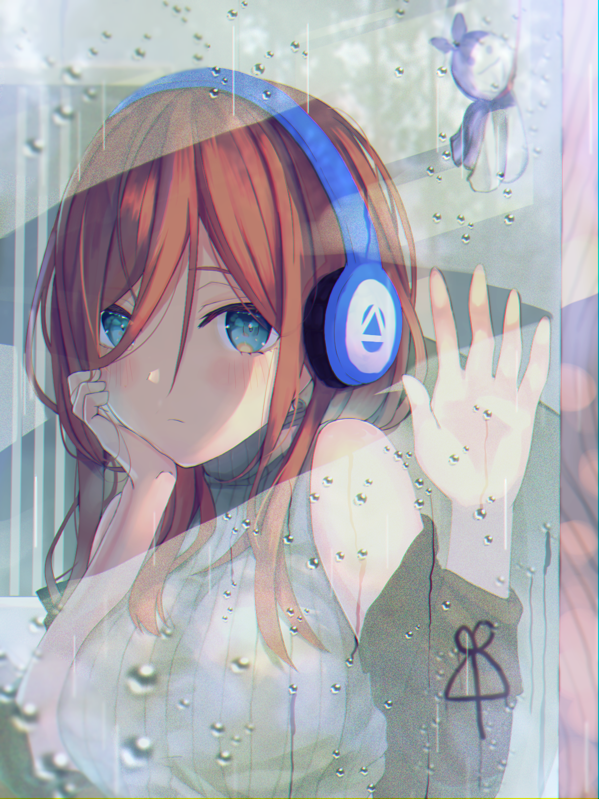 slime07 5 toubun no hanayome nakano miku headphones sweater